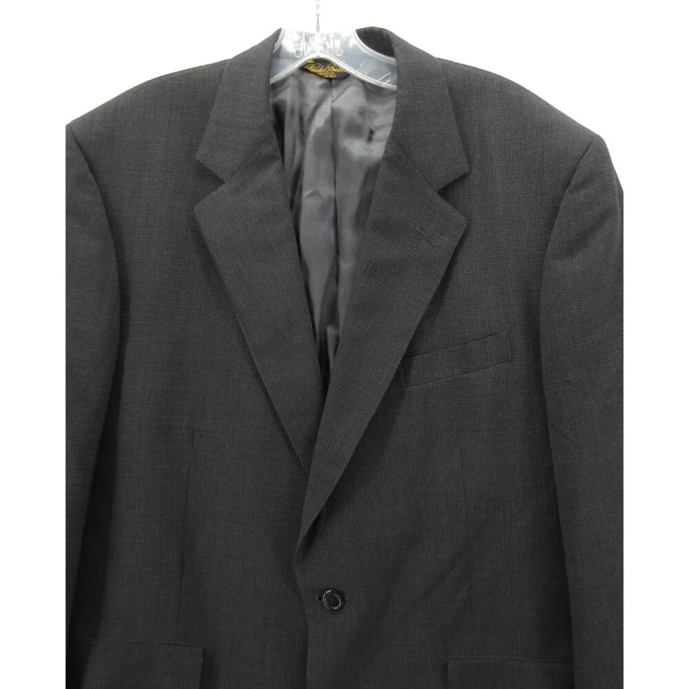 VINTAGE Brooks Brothers Sport Coat 41 Makers Brooksease Houndstooth USA